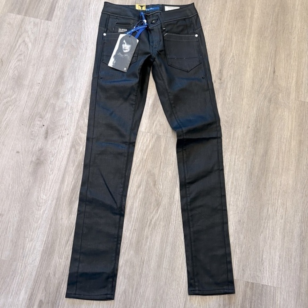 Brand new GSTAR RAW Low T tapered women’s designer moto jeans. W25 L32. Rise-7” - Picture 3 of 16
